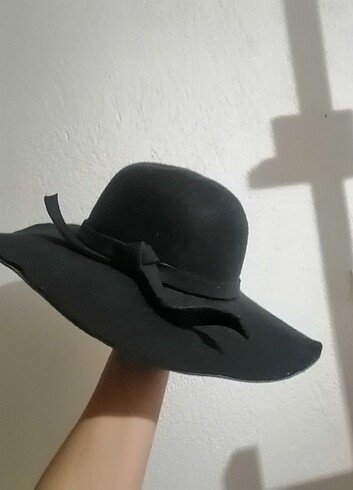  Beden siyah Renk Süet şapka 