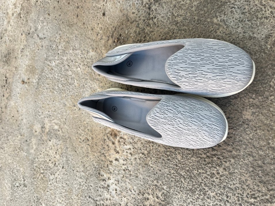 Gri Kadın Dolgu Topuk Spor Ayakkabı - Görsel 2