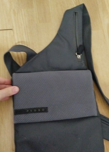 Gri Erkek Bel Çantası - Görsel 2