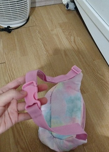 Pastel Renkli Bağlamalı Kadın Bel Çantası - Görsel 3