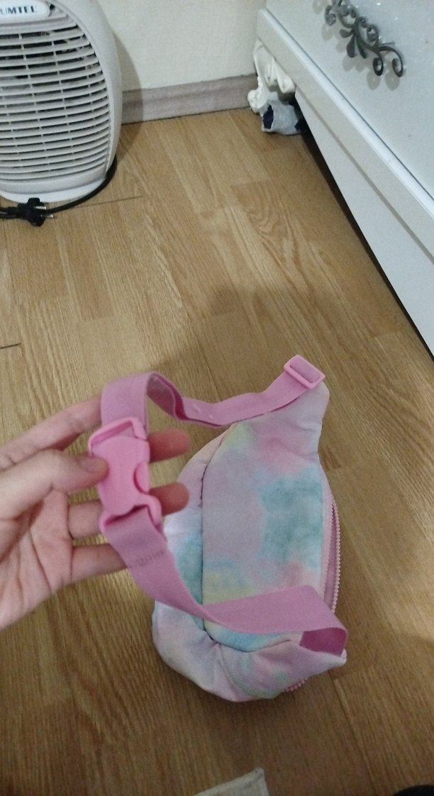 Pastel Renkli Bağlamalı Kadın Bel Çantası - Görsel 3