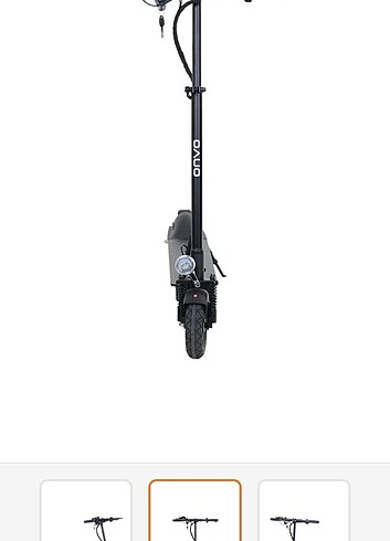  Beden siyah Renk ONVO Elektrikli scooter