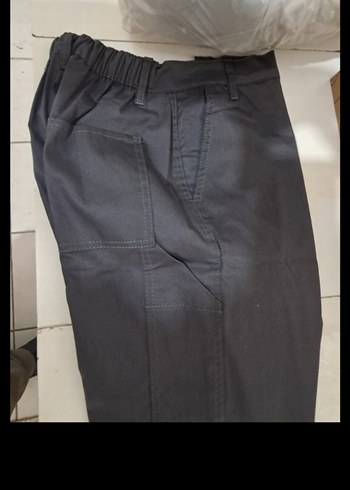 Diğer Koyu Gri Reflektorlu İs Pantolonu