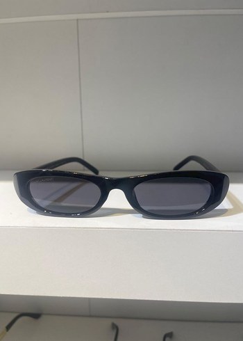 Beden siyah Renk Siyah Minimalist Kadın Güneş Gözlüğü