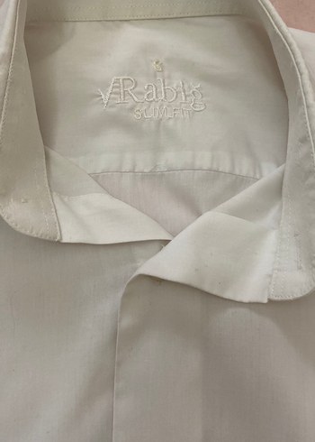 Beyaz Pamuklu Uzun Kollu Erkek Gömlek - Görsel 2