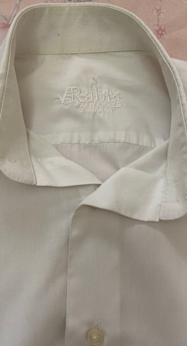 Beyaz Pamuklu Uzun Kollu Erkek Gömlek - Görsel 2