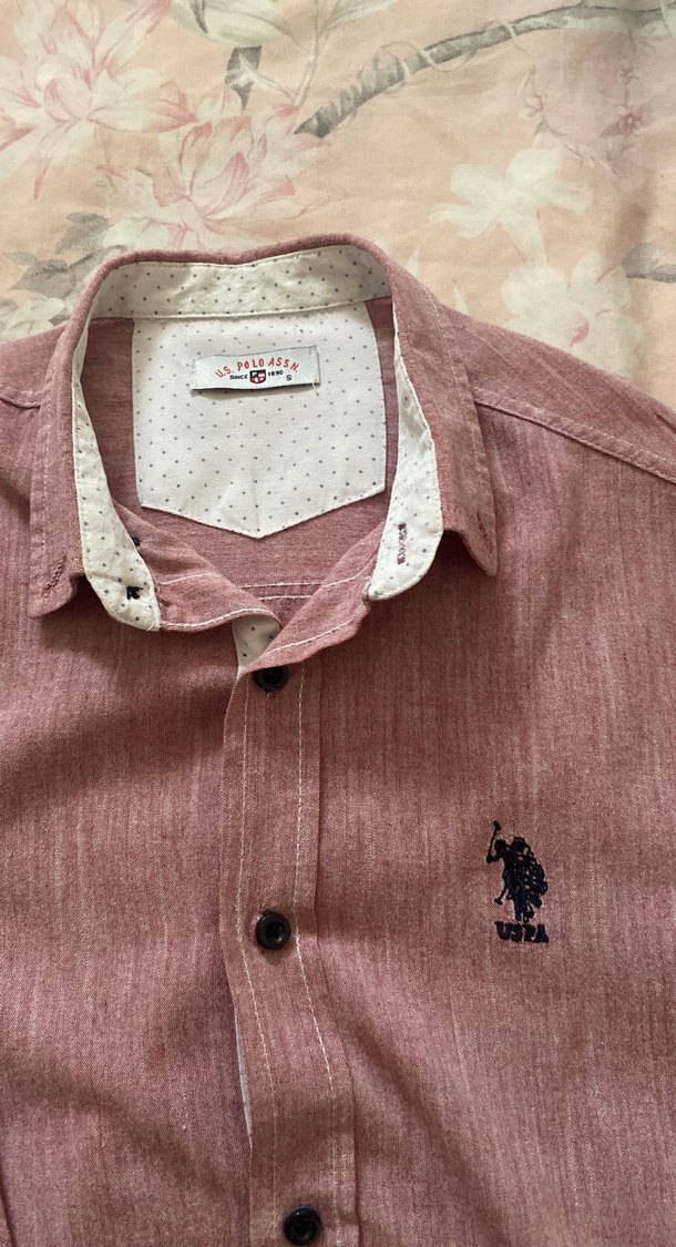 Gül kurusuRegular Fit Erkek Keten Gömlek - Görsel 2