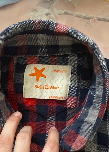 Düğmeli, Uzun Kollu Erkek Kareli Gömlek - Görsel 3