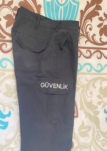 Siyah Regular Fit Kemerli Erkek Pantolon - Görsel 3