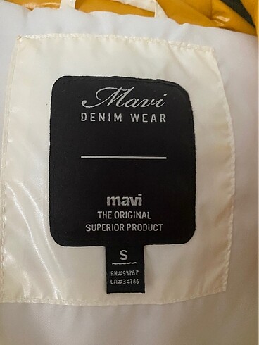 s Beden Beyaz Şişme mont
