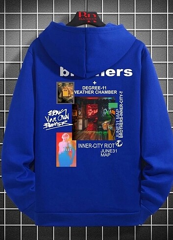 Brothers Baskılı Sweatshirt 
