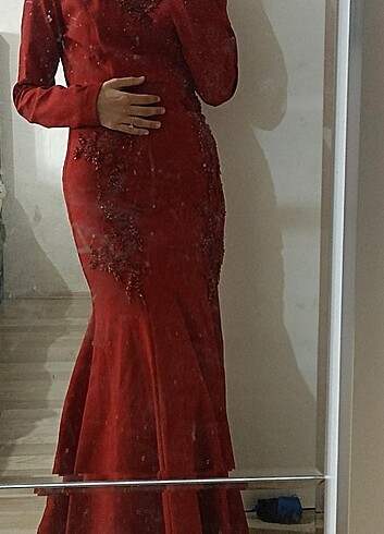 Tesettür balık abiye
