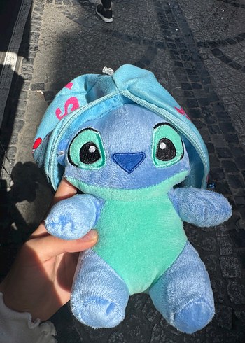 Fisher Price Pastel Mavi Peluş Stitch Fermuarlı Oyuncak