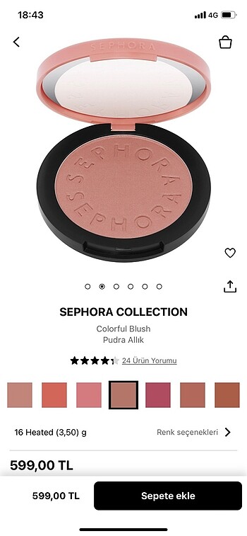 Sephora Collection Allık