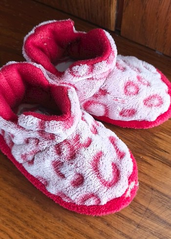 Kızlar için Renkli Örgü Sıcak Terlik - Görsel 2