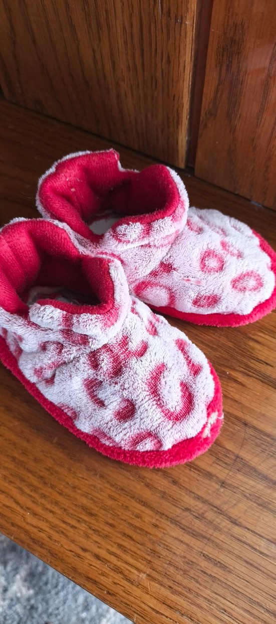 Kızlar için Renkli Örgü Sıcak Terlik - Görsel 2