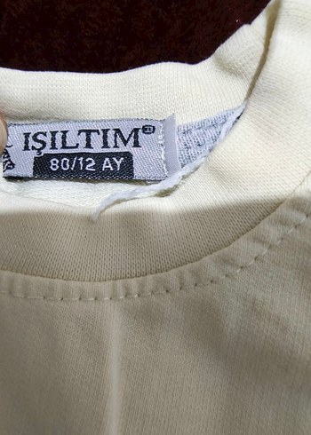 beden 12 ay. Renkli Baskılı Pamuklu Çocuk Pijama Takımı - Görsel 4