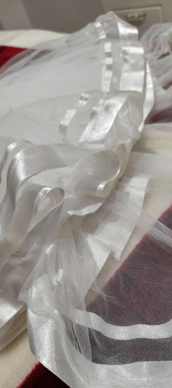 Kız Çocuk Beyaz Nakışlı gelinlik - Görsel 5