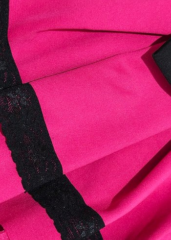 Fırfırlı Pembe Gotik Kız Eteği - Görsel 2