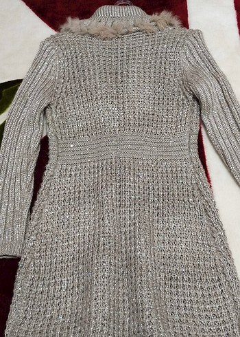 bej Kadın Triko hırka - Görsel 7