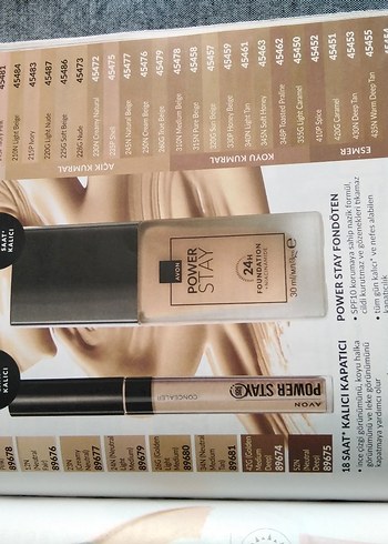Avon Power Stay 24 Saat Fondöten Bej