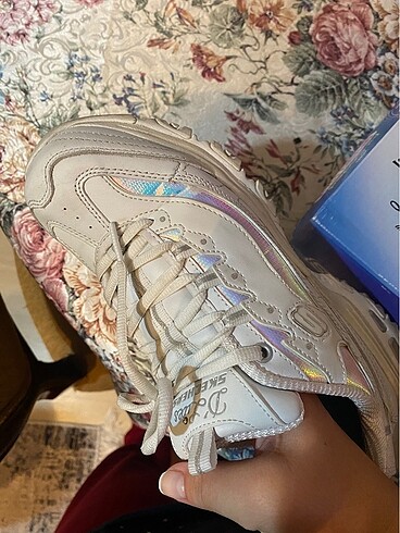 38,5 Beden beyaz Renk Kadın Skechers