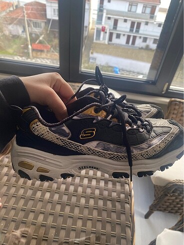 38 Beden siyah Renk Kadın Skechers
