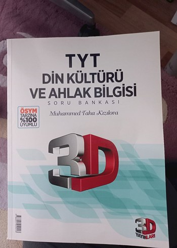 3D yayınları tyt din kültürü ve felsefe soru bankası