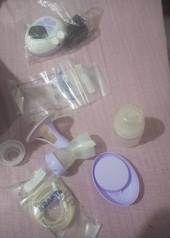 Mor Elektronik Göğüs Pompası LCD Ekranlı - Görsel 2