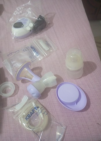 Mor Elektronik Göğüs Pompası LCD Ekranlı - Görsel 4