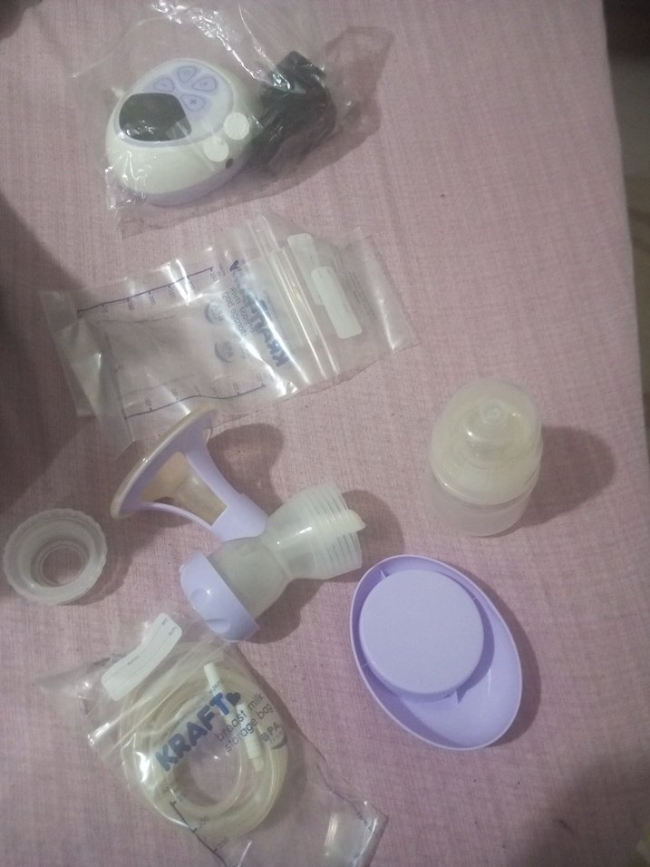 Mor Elektronik Göğüs Pompası LCD Ekranlı - Görsel 2