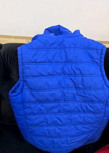 Erkek Çocuk Mavi Fermuarlı Yelek - Görsel 2