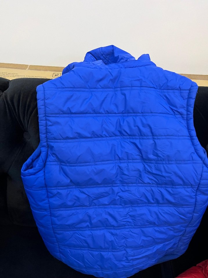 Erkek Çocuk Mavi Fermuarlı Yelek - Görsel 2