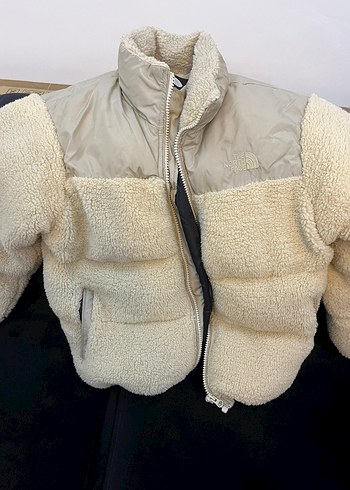 Bebek Beyaz Kürklü Kısa Mont - Görsel 2