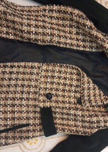 Kadın Kahverengi Midi Düğmeli Kaban - Görsel 2