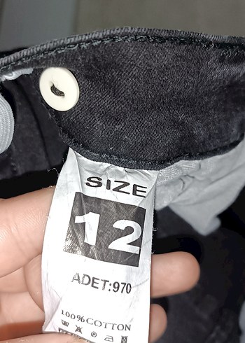 10 Yaş Beden siyah Renk erkek çocuk skinny jean