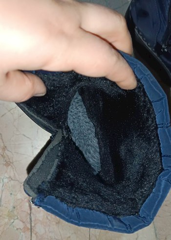 lacivert  kadin Bot - Görsel 5