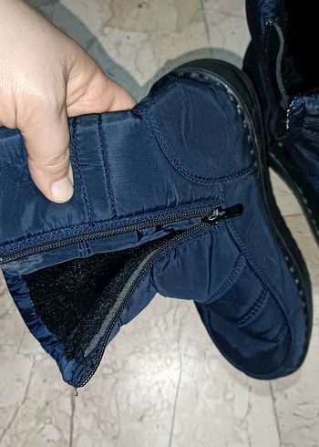 lacivert  kadin Bot - Görsel 3