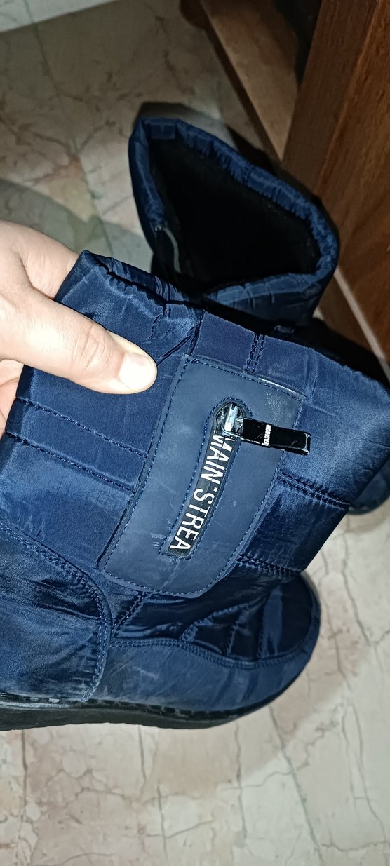 lacivert  kadin Bot - Görsel 2