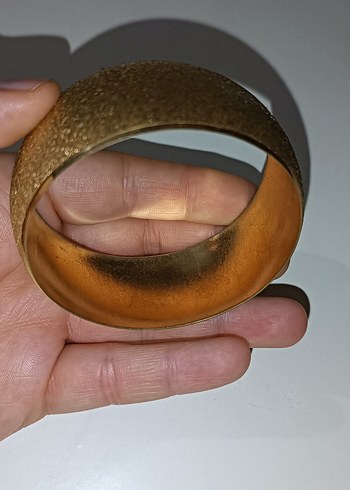 Altın Renk Parlak Kadın Bilezik - Görsel 7