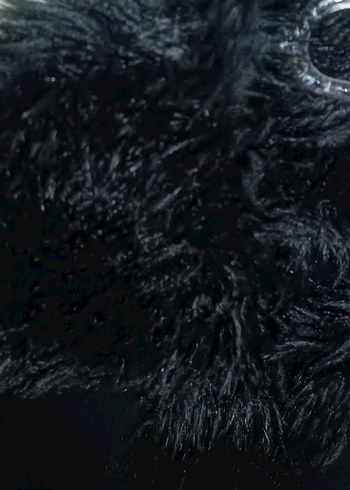 SIFIR URUN  Kürklü Kadın Kaban Panço - Görsel 16