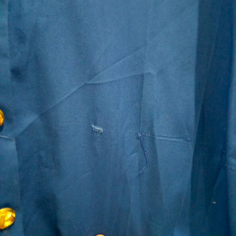 Mavi Düğmeli Kadın Gömlek - Görsel 4