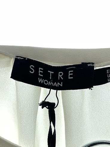 s Beden beyaz Renk Setre Bluz %70 İndirimli.