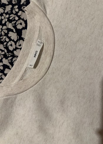 xs Beden gri Renk Basic sweatshirt