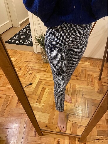 Zara Zara desenli pantolon