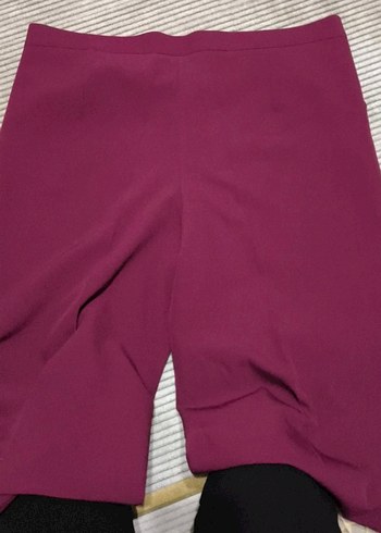 50 Beden Bordo Kumaş Kadın Pantolon
