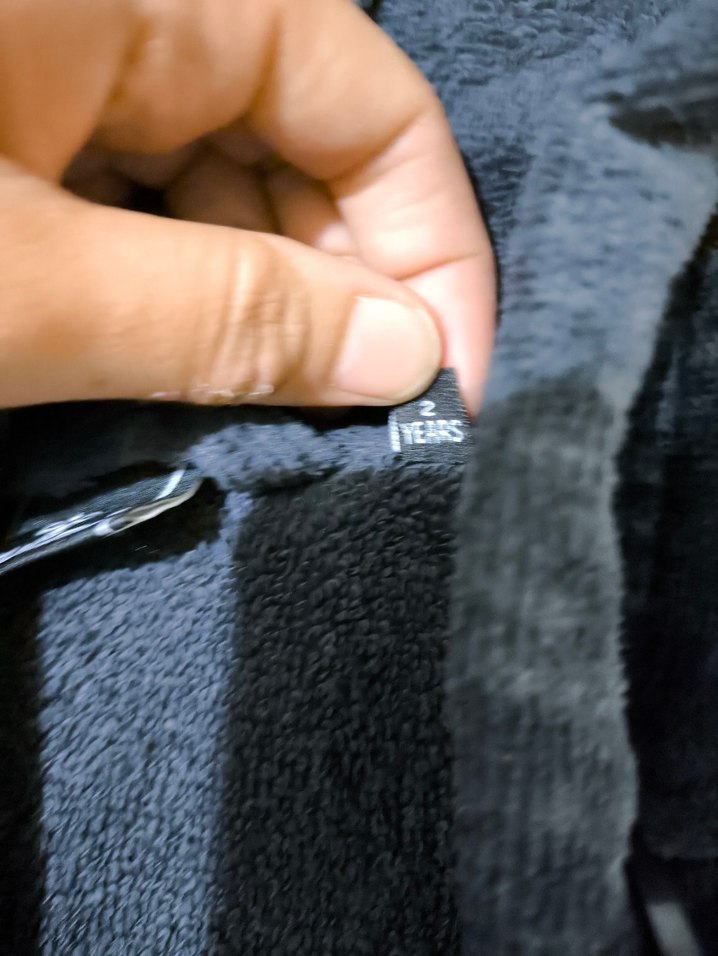 HUMMEL Kapüşonlu Siyah Erkek Çocuk Bornoz - Görsel 5