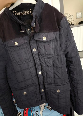 Düğmeli  Erkek Midi Mont - Görsel 4