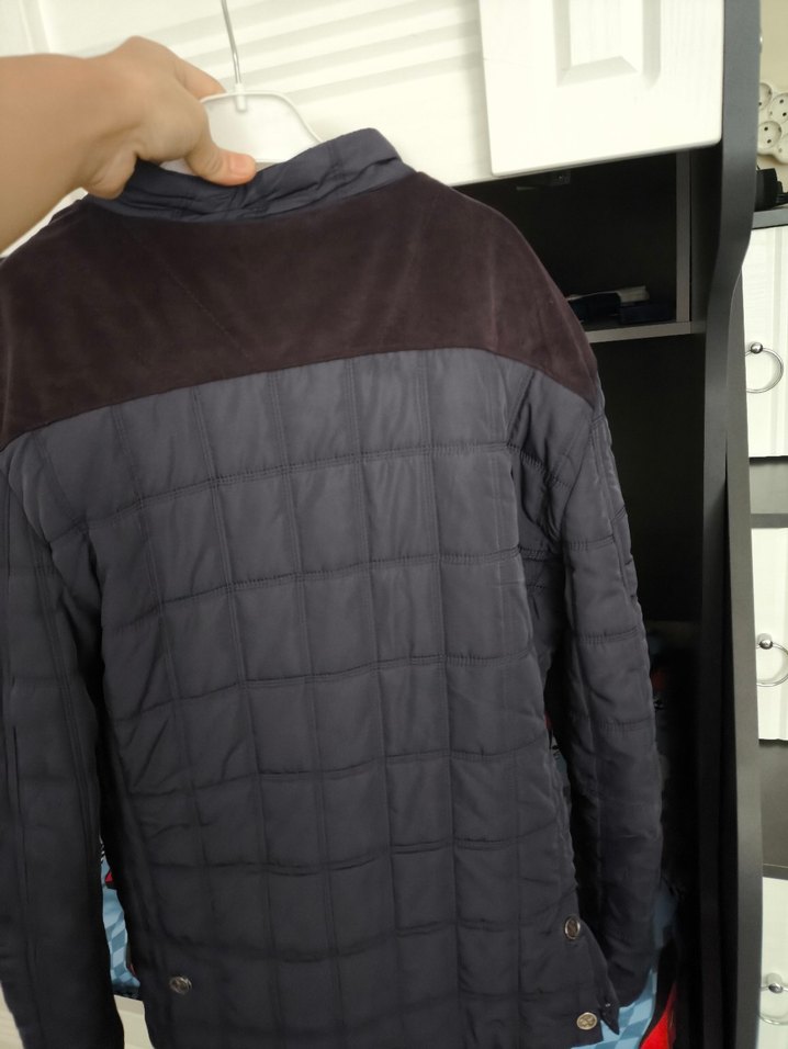 Düğmeli  Erkek Midi Mont - Görsel 2