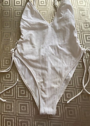 Zara kadın beyaz Mayo - Görsel 3